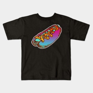 Vapor Hotdog Glizzy Design Kids T-Shirt